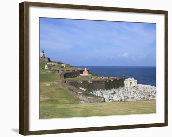 El Morro (Morro Castle), San Felipe, UNESCO World Heritage Site, San Juan, Puerto Rico, USA-Wendy Connett-Framed Photographic Print