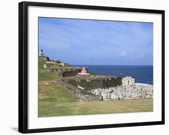 El Morro (Morro Castle), San Felipe, UNESCO World Heritage Site, San Juan, Puerto Rico, USA-Wendy Connett-Framed Photographic Print