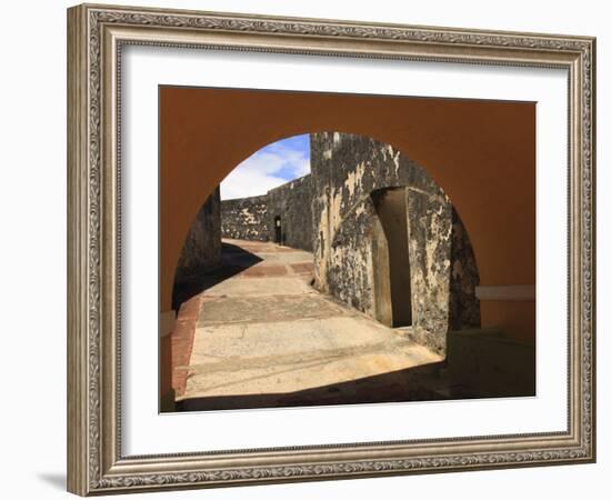 El Morro, San Felipe Castle Courtyard, Old San Juan, Puerto Rico-Maresa Pryor-Framed Photographic Print