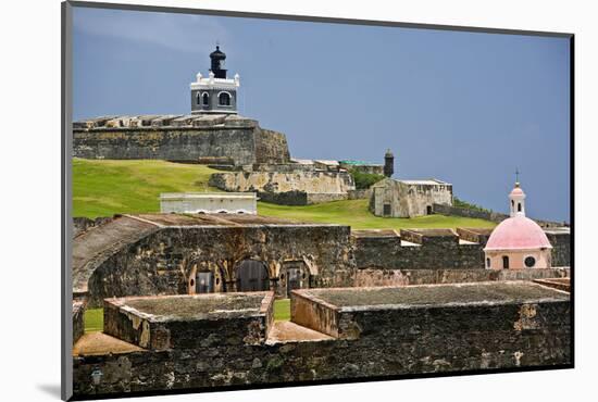 El Morros Defense, Old San Juan, Puerto Rico-George Oze-Mounted Photographic Print