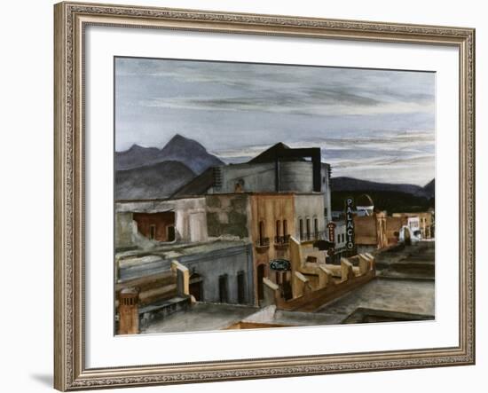 El Palacio-Edward Hopper-Framed Giclee Print