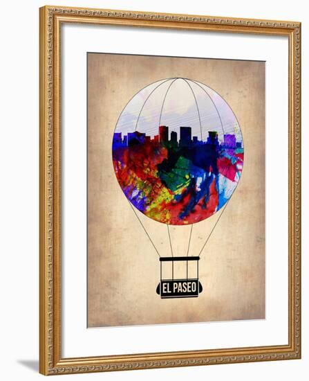 El Paseo Air Balloon-NaxArt-Framed Art Print