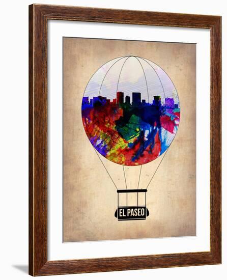 El Paseo Air Balloon-NaxArt-Framed Art Print