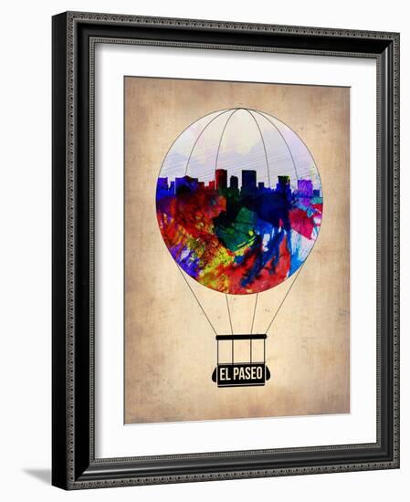 El Paseo Air Balloon-NaxArt-Framed Art Print