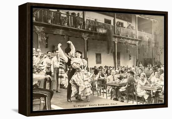 El Paseo, Flamenco Dancers at Restaurant, Santa Barbara, California-null-Framed Stretched Canvas