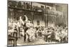 El Paseo, Flamenco Dancers at Restaurant, Santa Barbara, California-null-Mounted Art Print