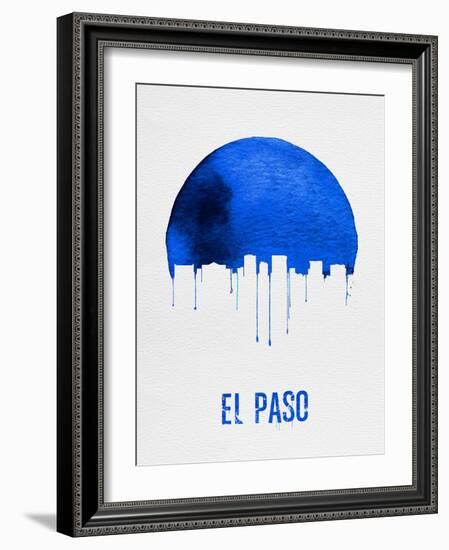 El Paso Skyline Blue-null-Framed Art Print