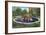 El Paso, Texas - San Jacinto Plaza, View of the Alligator Pool, c.1940-Lantern Press-Framed Art Print