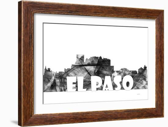 El Paso Texas Skyline BG 2-Marlene Watson-Framed Giclee Print