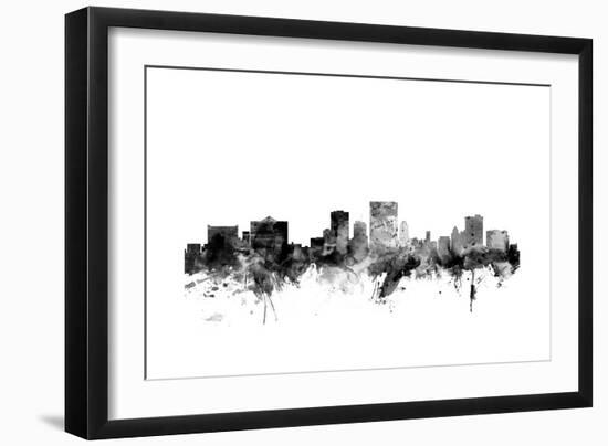 El Paso Texas Skyline-Michael Tompsett-Framed Art Print