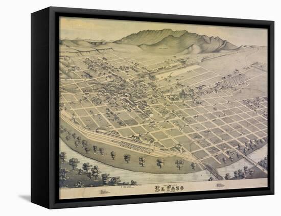 El Paso, TX-Dan Sproul-Framed Stretched Canvas