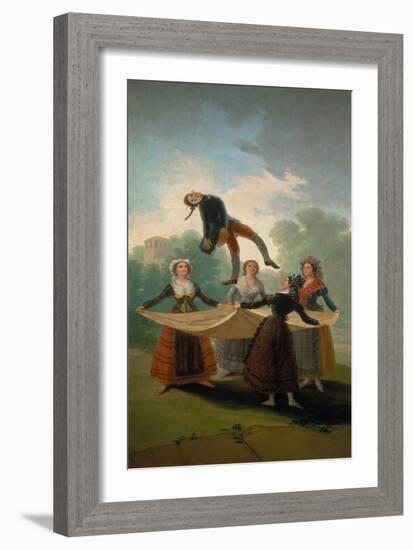 El Pelele (The Puppet), 1791/92-Francisco de Goya-Framed Giclee Print