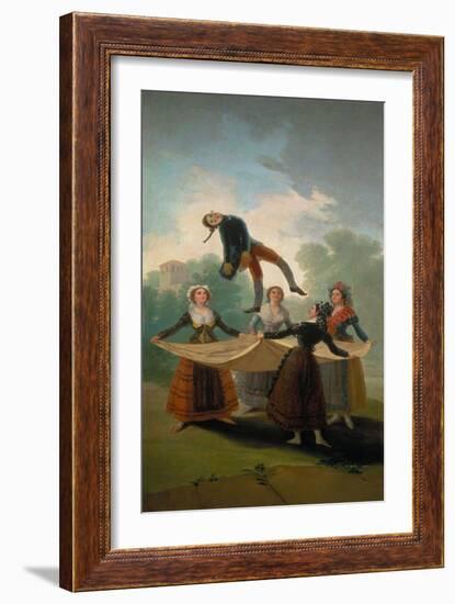 El Pelele (The Puppet), 1791/92-Francisco de Goya-Framed Giclee Print