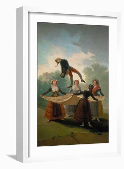 El Pelele (The Puppet), 1791/92-Francisco de Goya-Framed Giclee Print