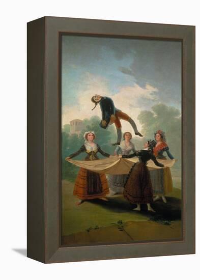 El Pelele (The Puppet), 1791/92-Francisco de Goya-Framed Premier Image Canvas