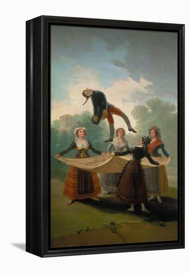 El Pelele (The Puppet), 1791/92-Francisco de Goya-Framed Premier Image Canvas