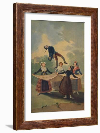 'El Pelele', (The Straw Manikin), 1791-1792, (c1934)-Francisco Goya-Framed Giclee Print