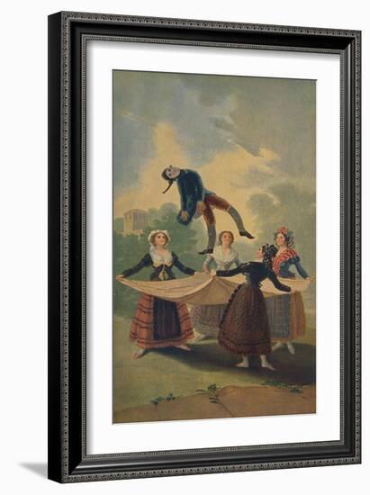 'El Pelele', (The Straw Manikin), 1791-1792, (c1934)-Francisco Goya-Framed Giclee Print