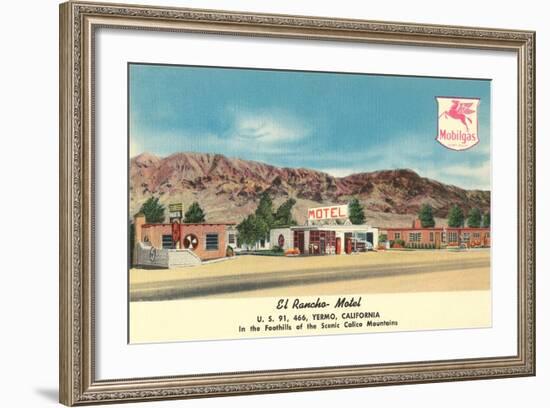 El Rancho Motel, Yermo, California-null-Framed Art Print