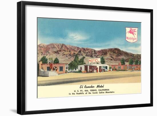 El Rancho Motel, Yermo, California-null-Framed Art Print