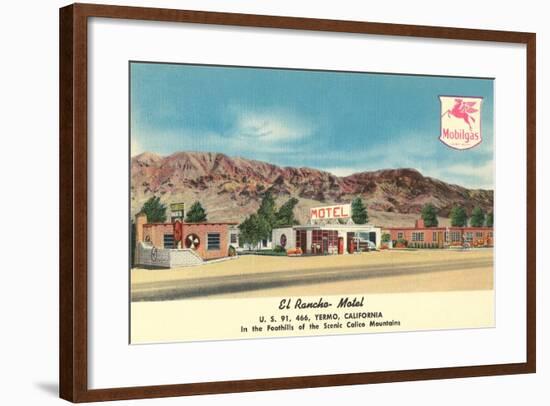 El Rancho Motel, Yermo, California-null-Framed Art Print