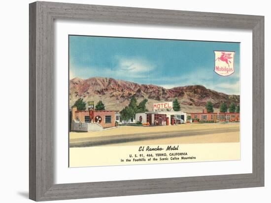 El Rancho Motel, Yermo, California-null-Framed Art Print