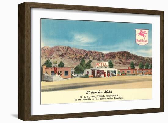 El Rancho Motel, Yermo, California-null-Framed Art Print