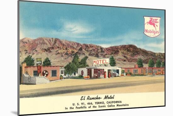 El Rancho Motel, Yermo, California-null-Mounted Art Print