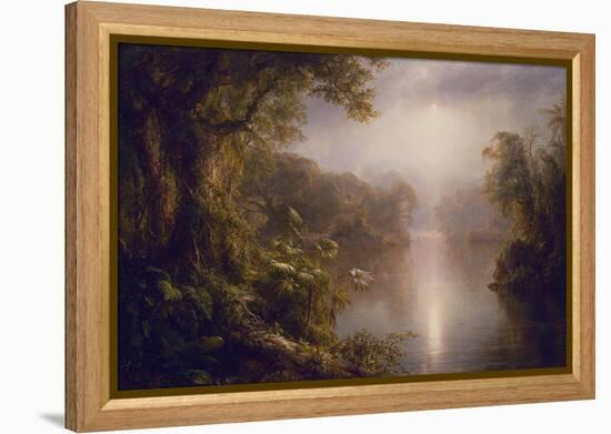 El Rio De Luz (The River of Light), 1877 (Oil on Canvas)-Frederic Edwin Church-Framed Premier Image Canvas