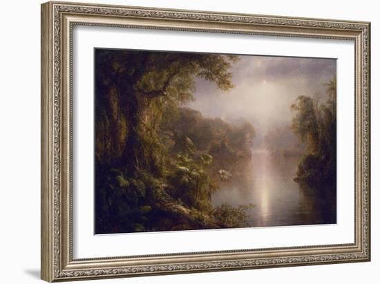 El Rio De Luz (The River of Light), 1877 (Oil on Canvas)-Frederic Edwin Church-Framed Giclee Print