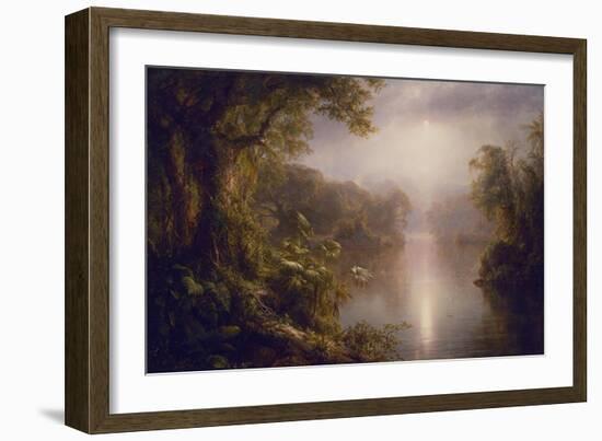 El Rio De Luz (The River of Light), 1877 (Oil on Canvas)-Frederic Edwin Church-Framed Giclee Print