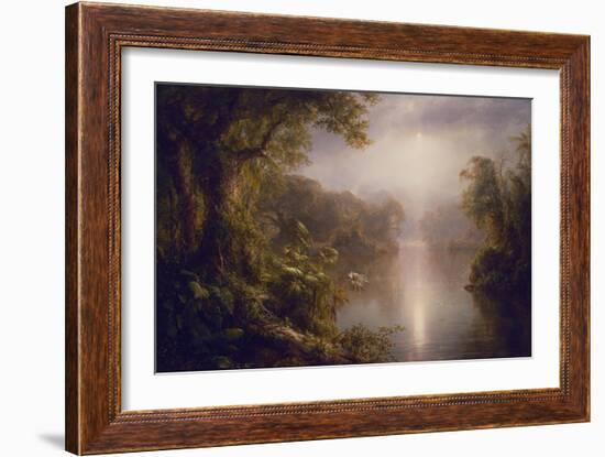 El Rio De Luz (The River of Light), 1877 (Oil on Canvas)-Frederic Edwin Church-Framed Giclee Print