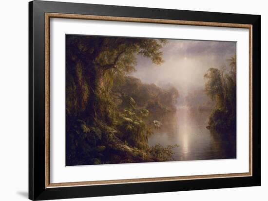 El Rio De Luz (The River of Light), 1877 (Oil on Canvas)-Frederic Edwin Church-Framed Giclee Print