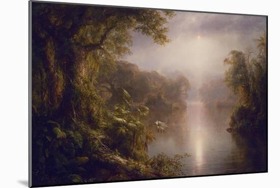 El Rio De Luz (The River of Light), 1877 (Oil on Canvas)-Frederic Edwin Church-Mounted Giclee Print