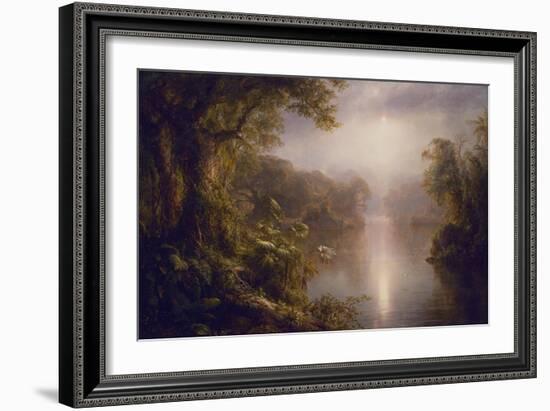 El Rio De Luz (The River of Light), 1877 (Oil on Canvas)-Frederic Edwin Church-Framed Giclee Print