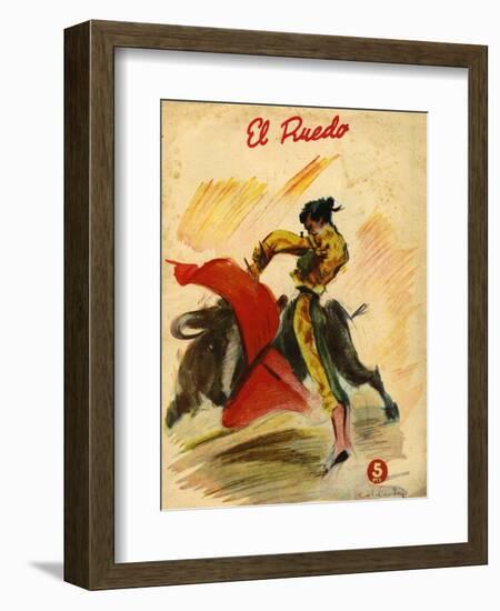 El Ruedo, Magazine Cover, Spain, 1954-null-Framed Giclee Print