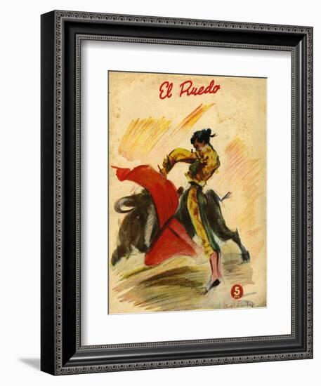 El Ruedo, Magazine Cover, Spain, 1954-null-Framed Giclee Print