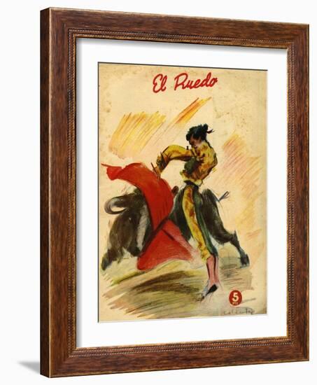 El Ruedo, Magazine Cover, Spain, 1954-null-Framed Giclee Print