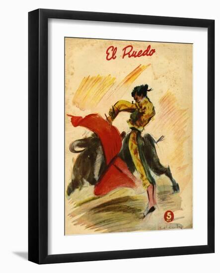 El Ruedo, Magazine Cover, Spain, 1954-null-Framed Giclee Print