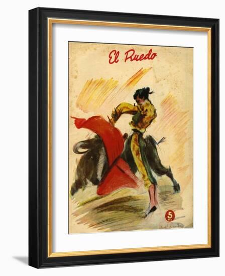 El Ruedo, Magazine Cover, Spain, 1954-null-Framed Giclee Print