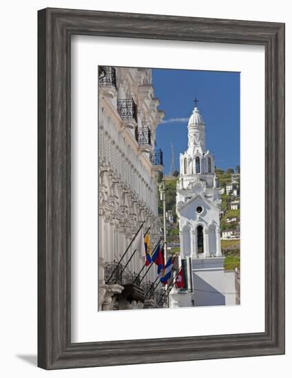 El Sagrario Chapel in the Plaza de La Independencia in Quito, Ecuador-Peter Adams-Framed Photographic Print