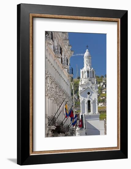 El Sagrario Chapel in the Plaza de La Independencia in Quito, Ecuador-Peter Adams-Framed Photographic Print