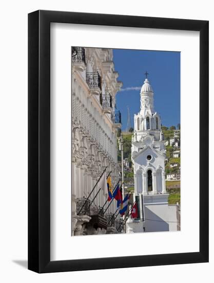 El Sagrario Chapel in the Plaza de La Independencia in Quito, Ecuador-Peter Adams-Framed Photographic Print