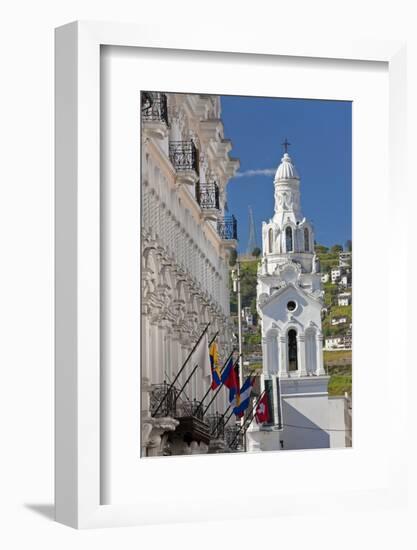 El Sagrario Chapel in the Plaza de La Independencia in Quito, Ecuador-Peter Adams-Framed Photographic Print