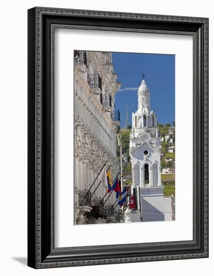 El Sagrario Chapel in the Plaza de La Independencia in Quito, Ecuador-Peter Adams-Framed Photographic Print