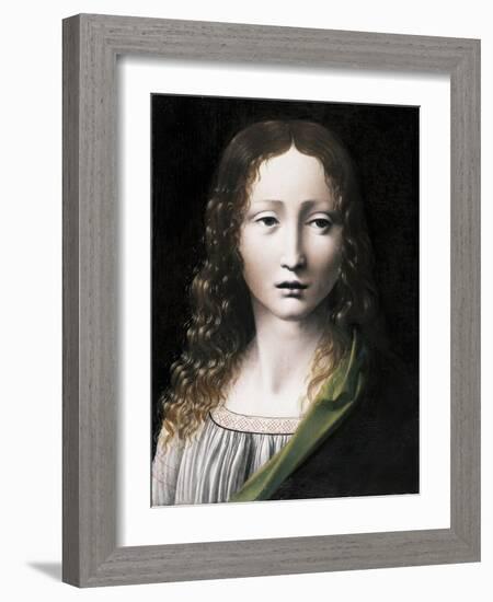 El Salvador Adolescente (The Adolescent Saviou), 1490-1495-Giovanni Antonio Boltraffio-Framed Giclee Print