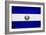 El Salvador Flag Design with Wood Patterning - Flags of the World Series-Philippe Hugonnard-Framed Art Print