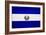 El Salvador Flag Design with Wood Patterning - Flags of the World Series-Philippe Hugonnard-Framed Art Print