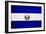 El Salvador Flag Design with Wood Patterning - Flags of the World Series-Philippe Hugonnard-Framed Art Print