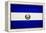 El Salvador Flag Design with Wood Patterning - Flags of the World Series-Philippe Hugonnard-Framed Stretched Canvas